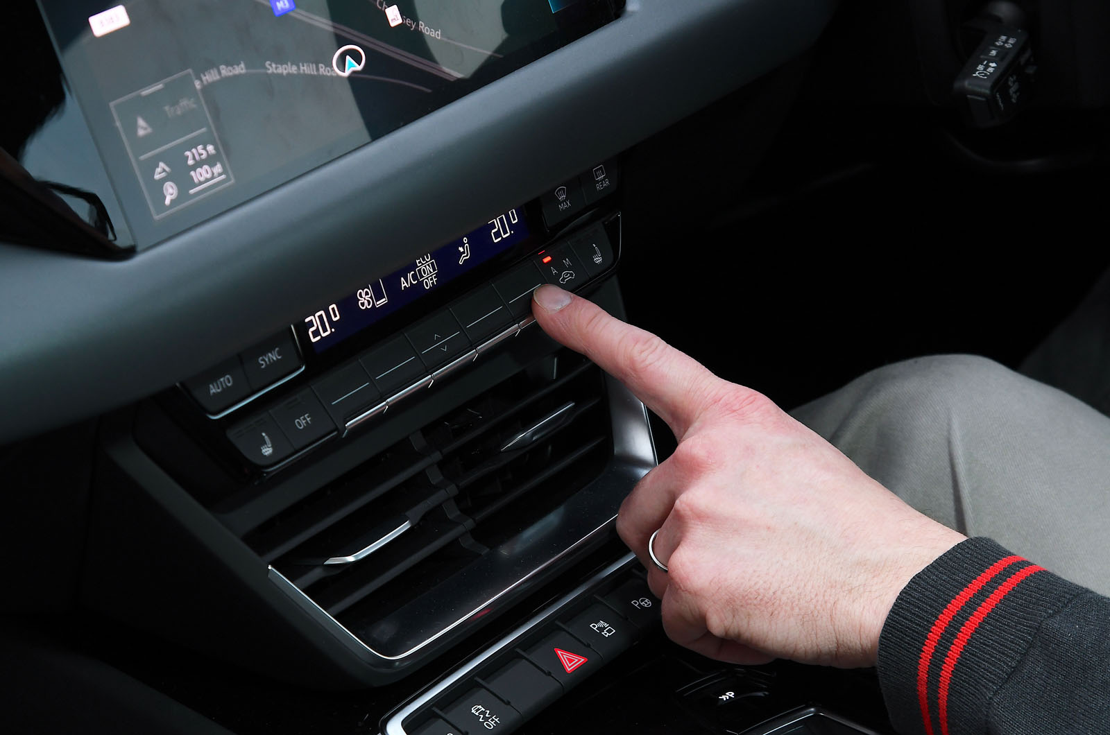 Audi E-tron GT LT climate controls