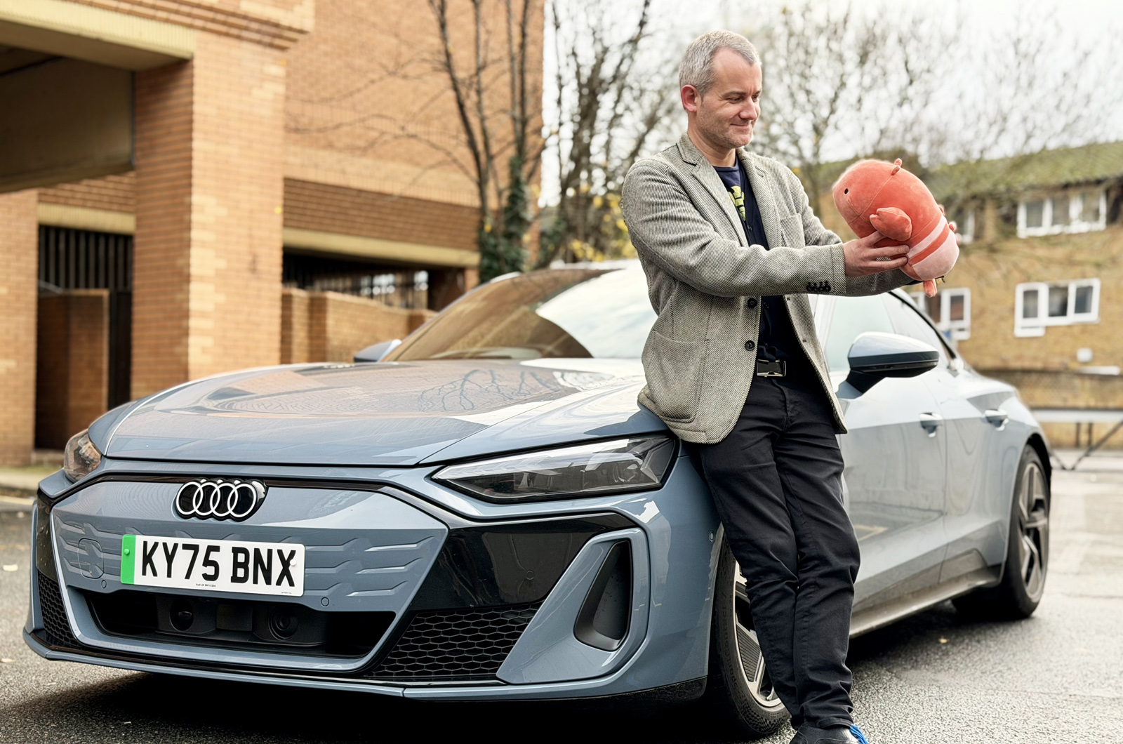 Audi E-tron GT LT with lobster
