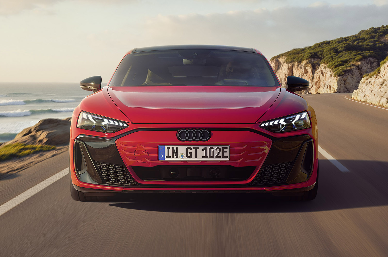 Audi E-tron GT quattro front on