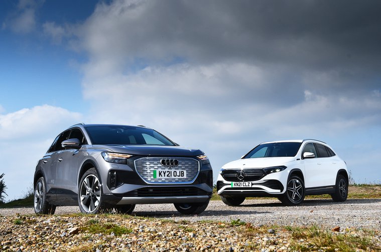 New Audi Q4 e-tron vs new Mercedes EQA