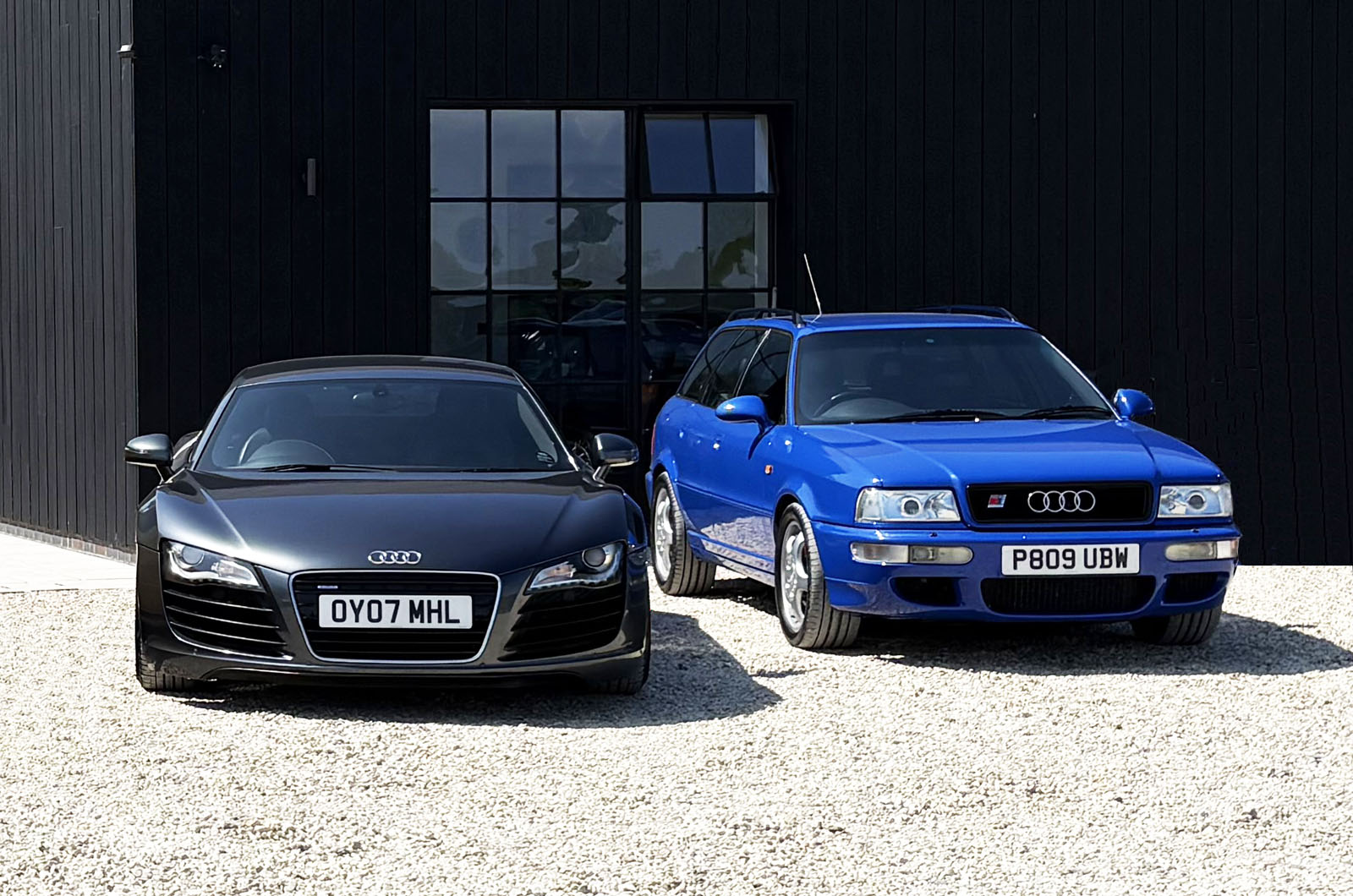 Audi R8 and Audi RS2 Avant