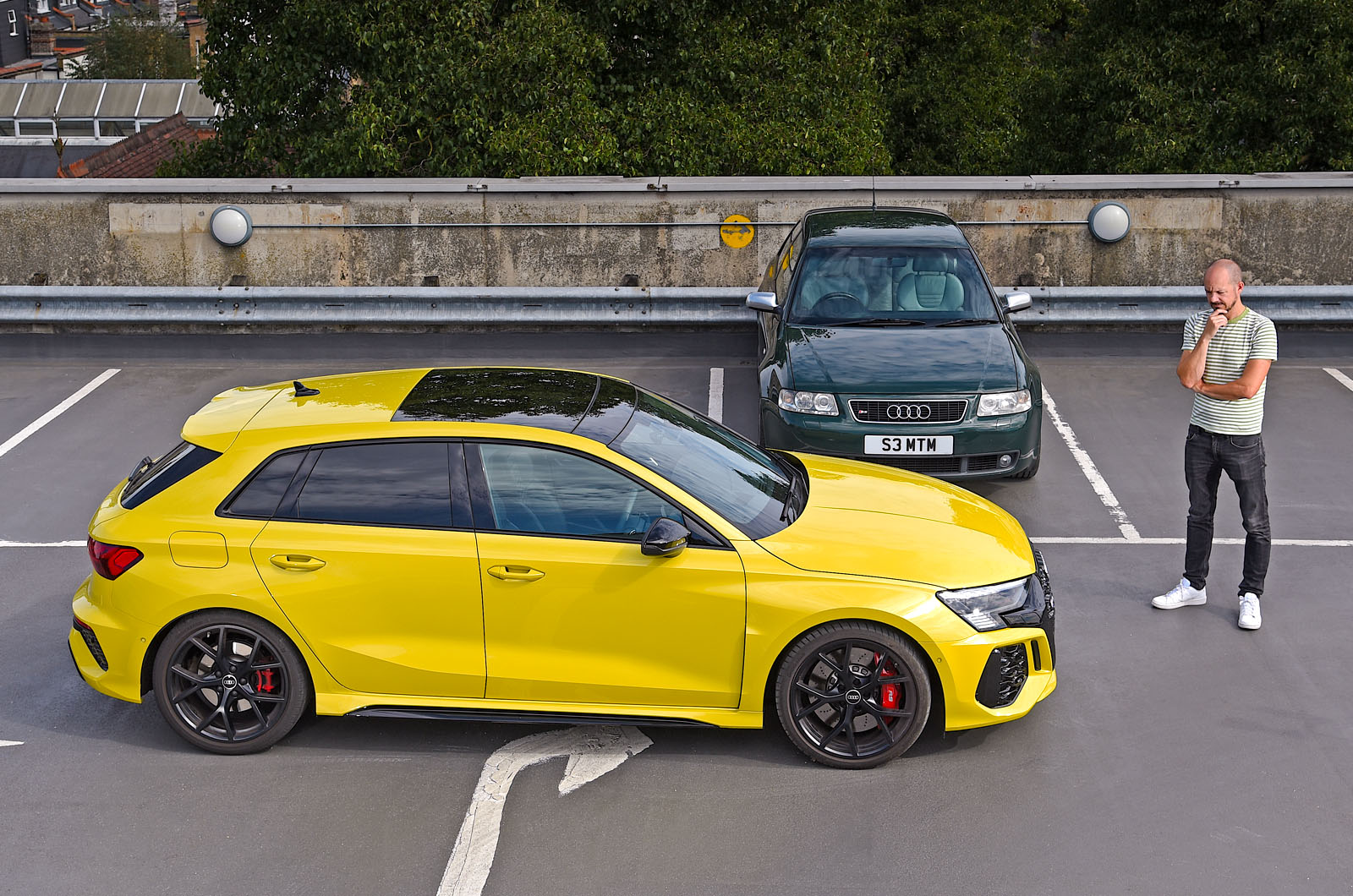 Audi RS3 Sportback with classic Audi S3