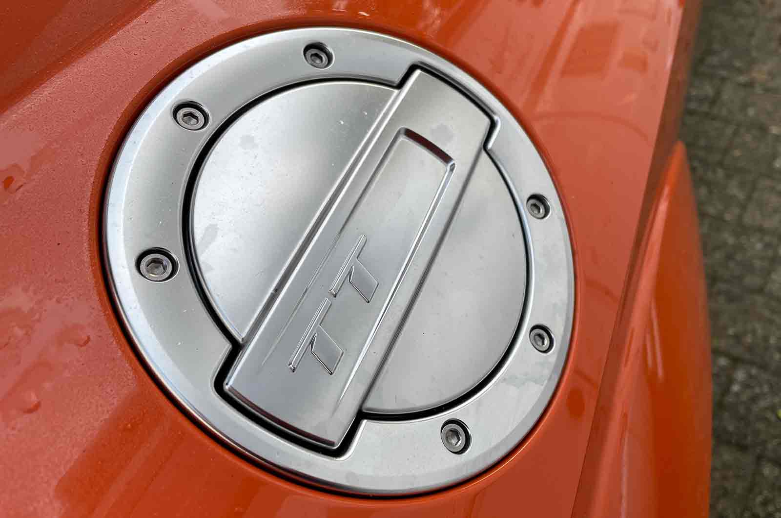 Audi TTS fuel filler flap