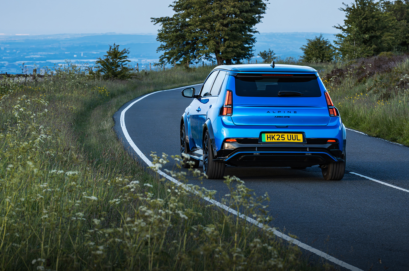 Alpine A290 rear cornering