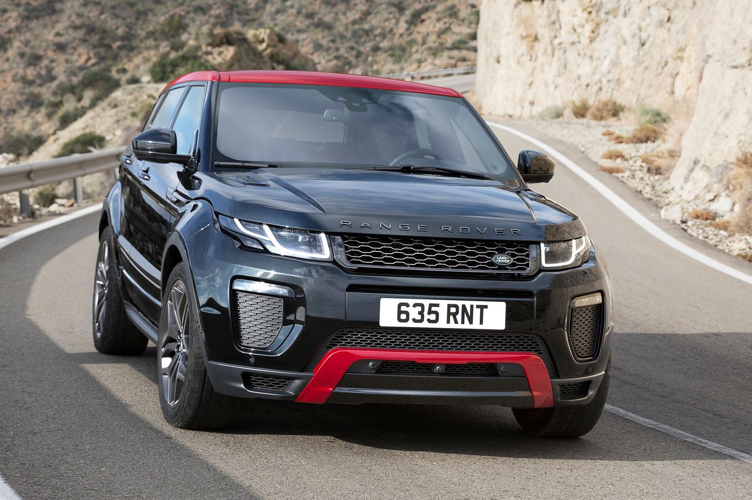 Range Rover Evoque updated for 2017 model year