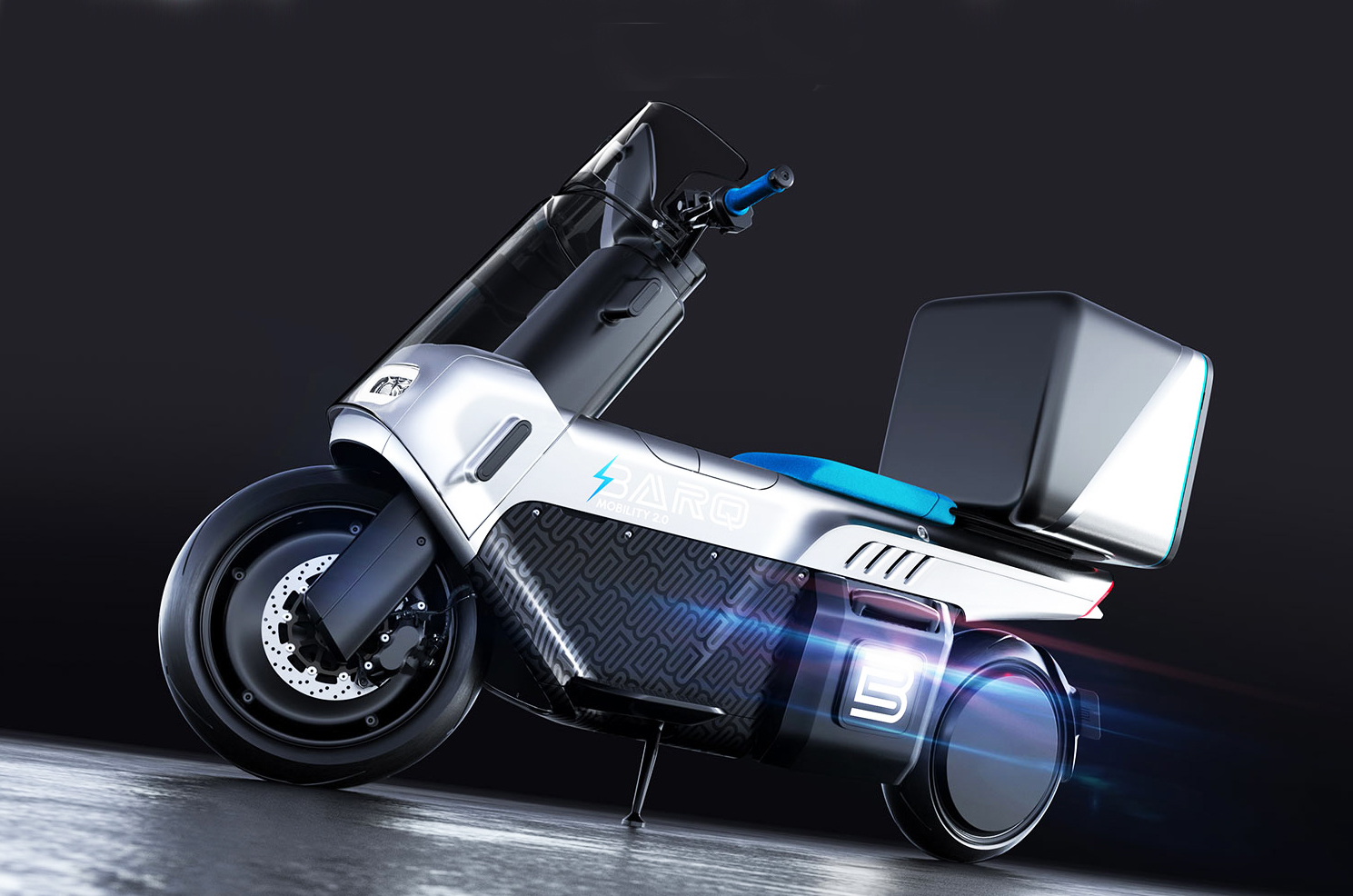 Barq Rena Max electric motorbike front