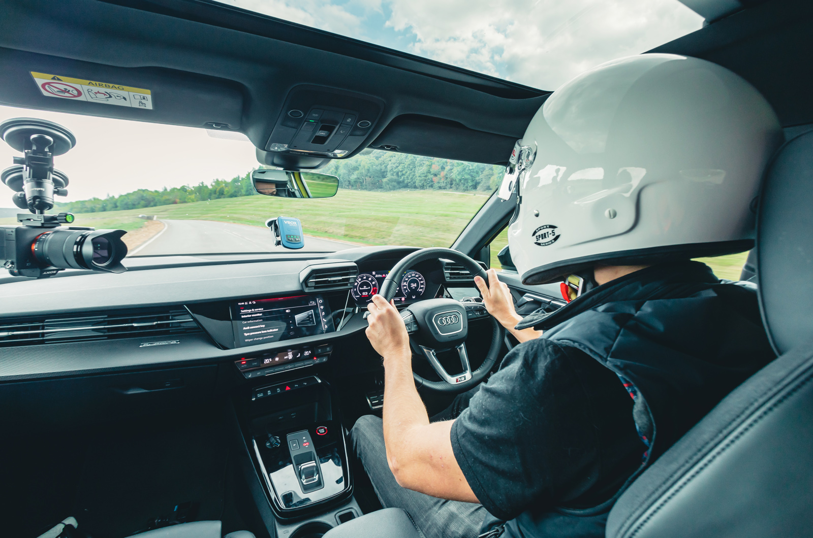 Behind the wheel of Audi RS3 Sportback on track