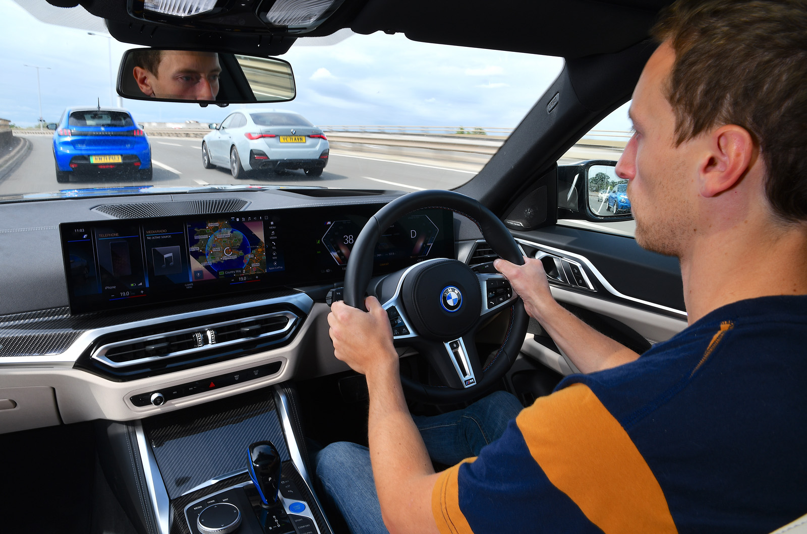 Behind the wheel of BMW i4