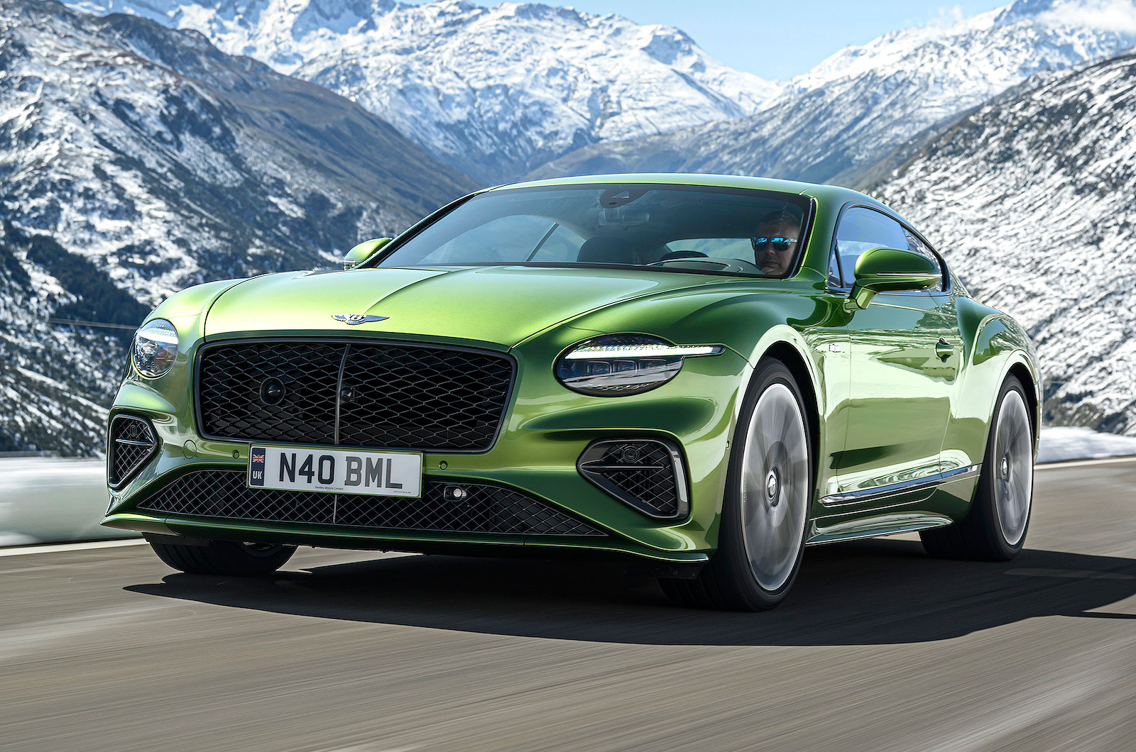 Bentley Continental GT front left driving