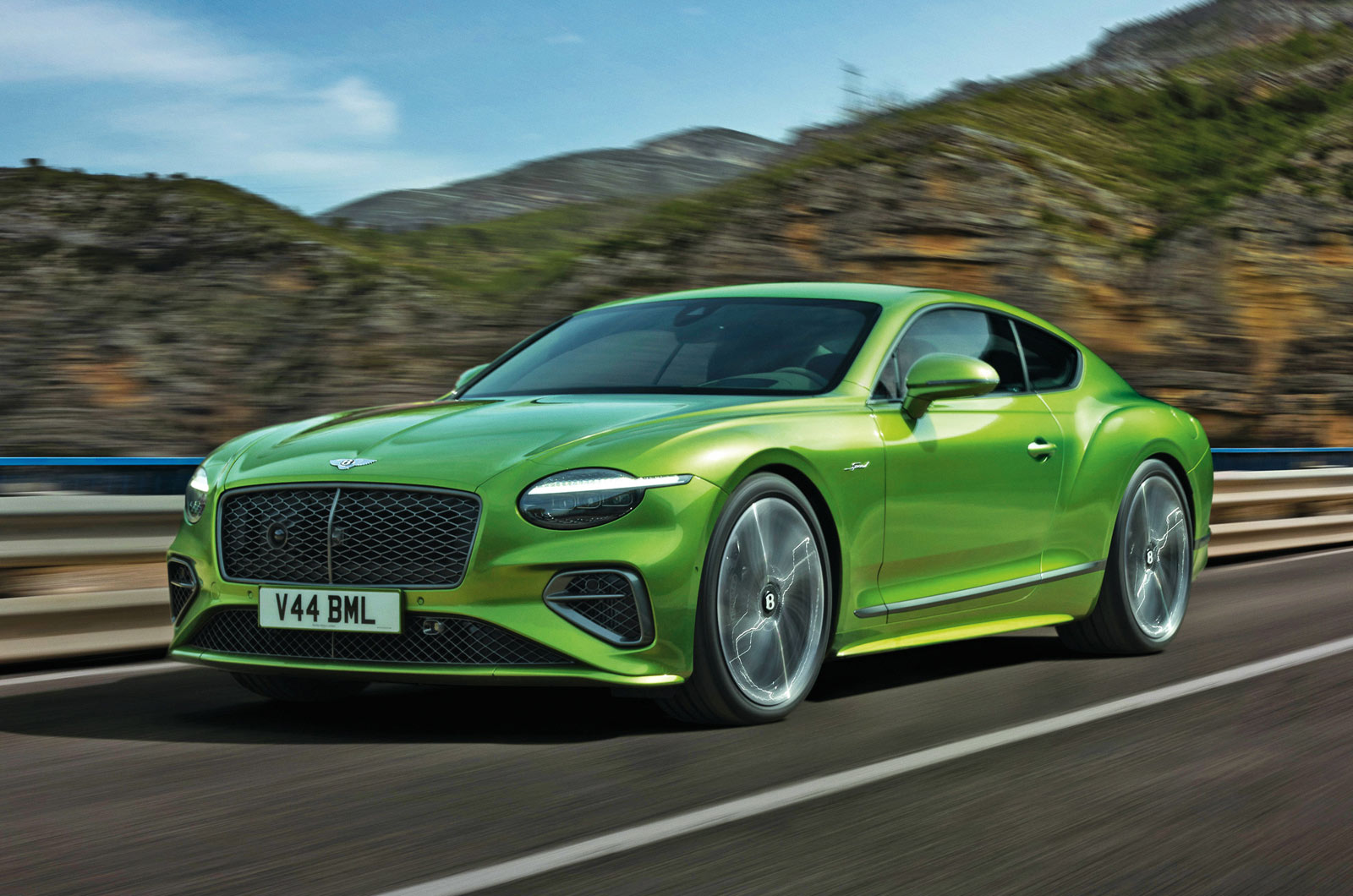 Bentley Continental GT front driving