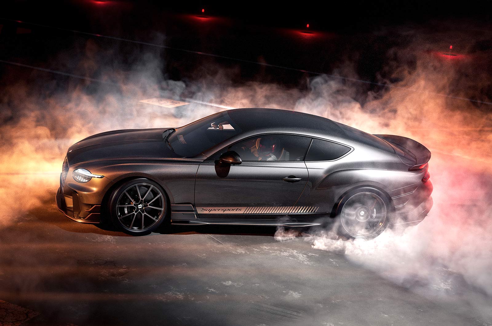 Bentley Supersports side driving