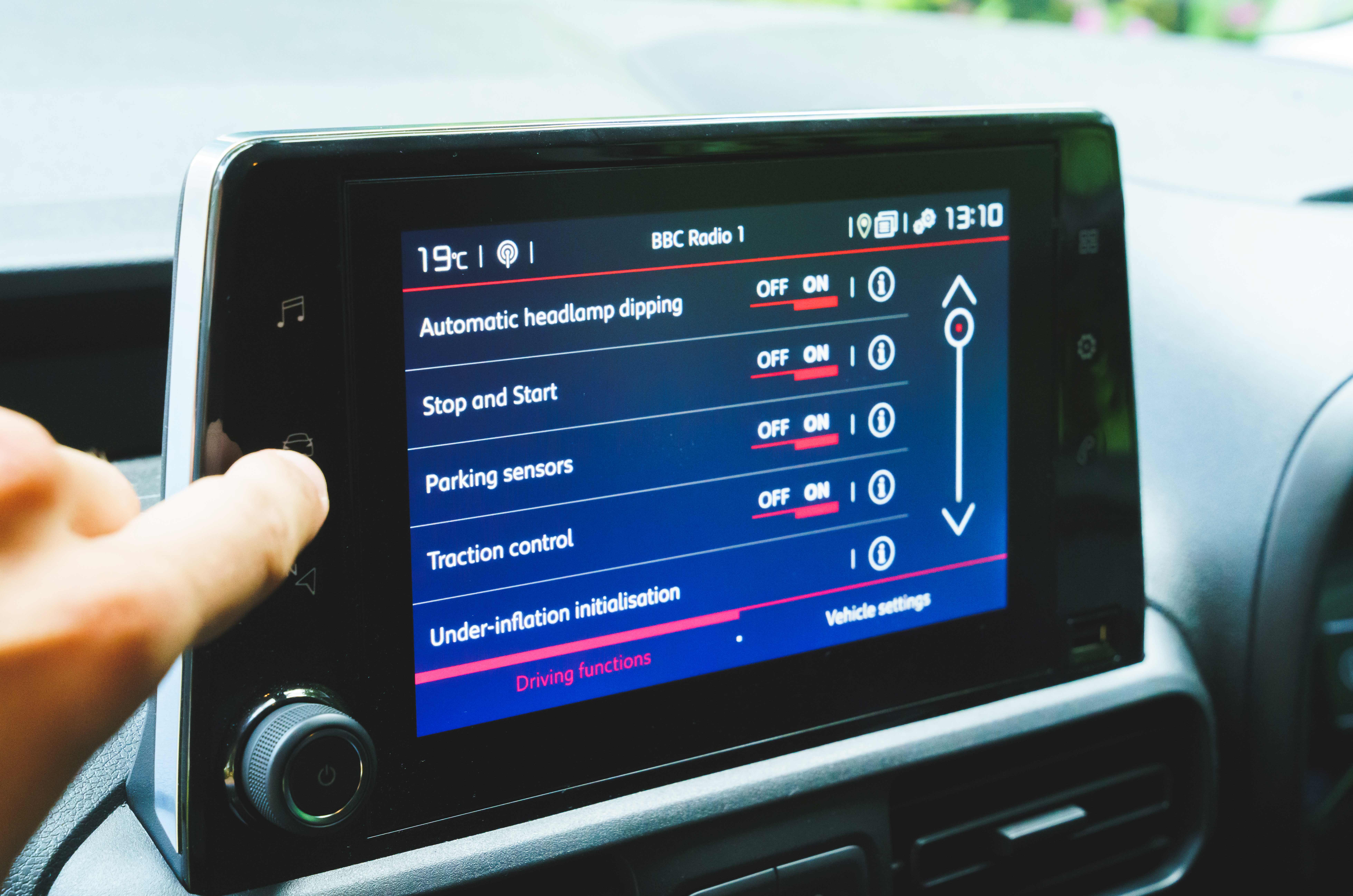 Citroen Berlingo infotainment system