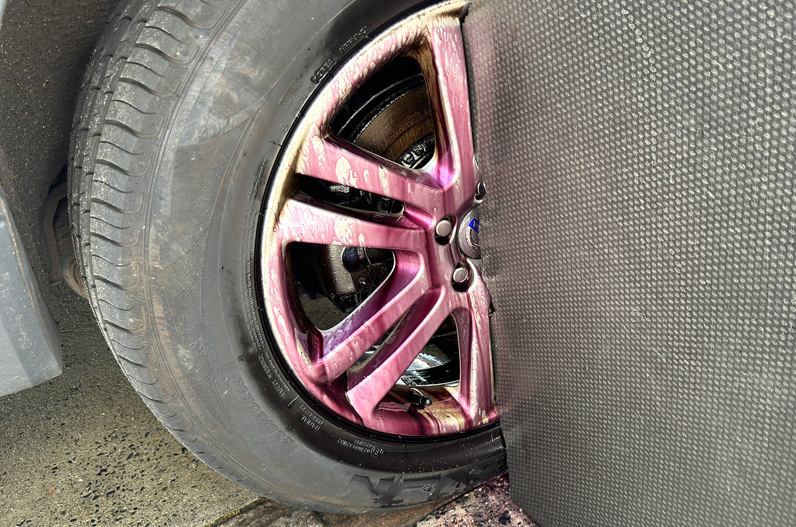 Best alloy wheel cleaner - Bilt Hamber Auto-Wheel working