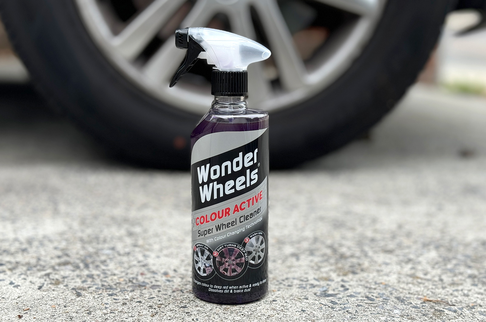 Best alloy wheel cleaner - Wonder Wheels Colour Active Super Wheel Cleaner