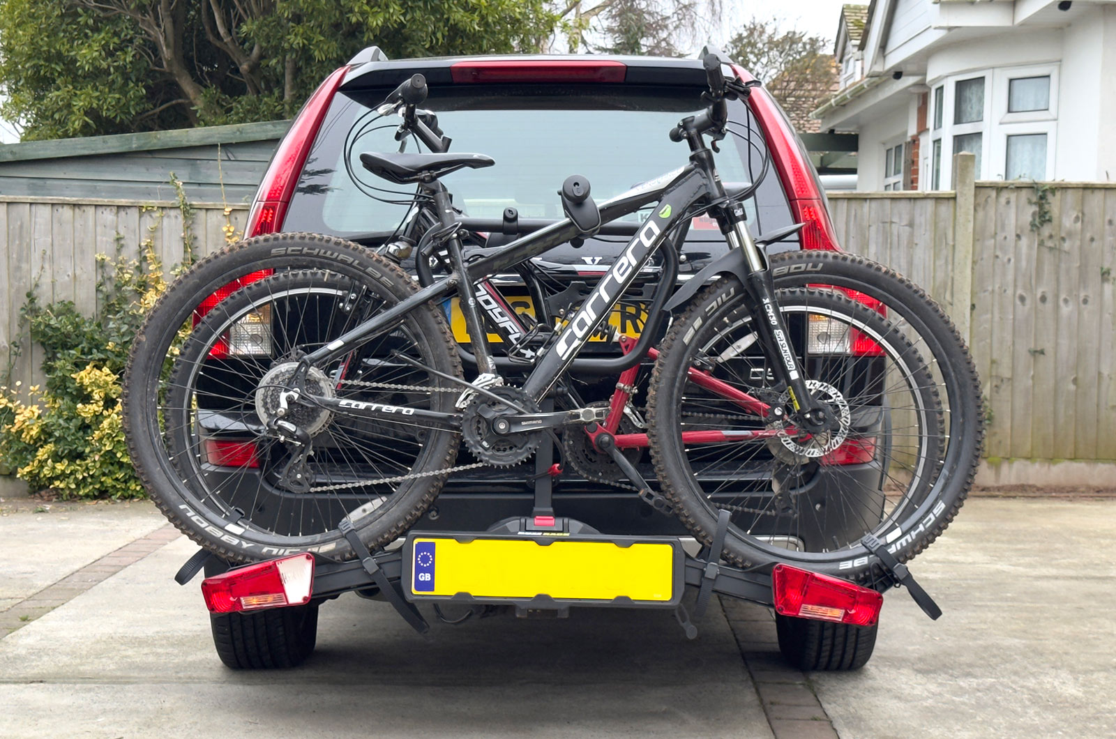 Buzz Rack Scorpion Pro 2 with bikes loaded