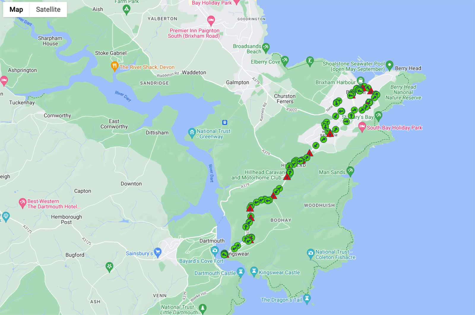 Best car GPS trackers - TruTrak Pro mapping
