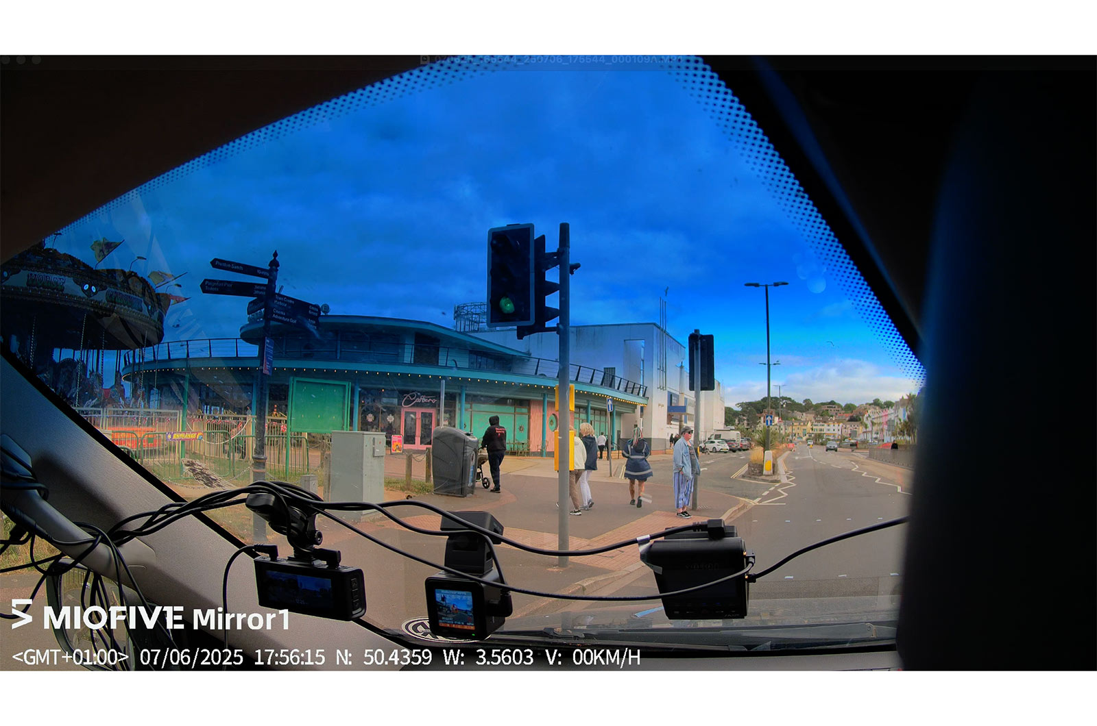 Best dash cams Miofive Mirror 1 day footage
