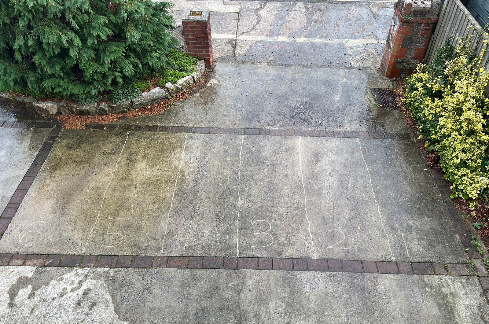 Driveway - how we test pressure washers
