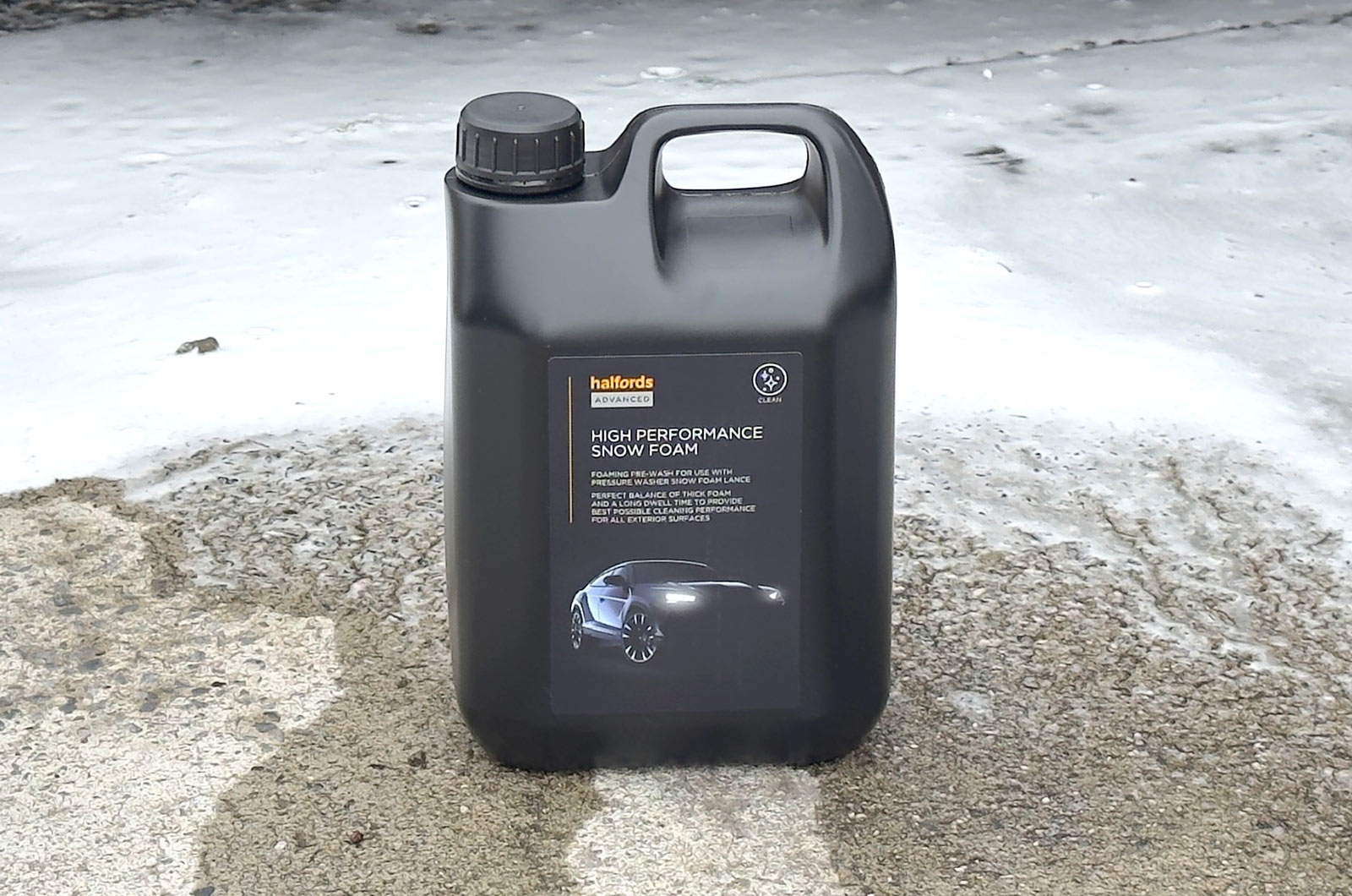 Halfords Advanced Snow Foam bottle - best snow foam