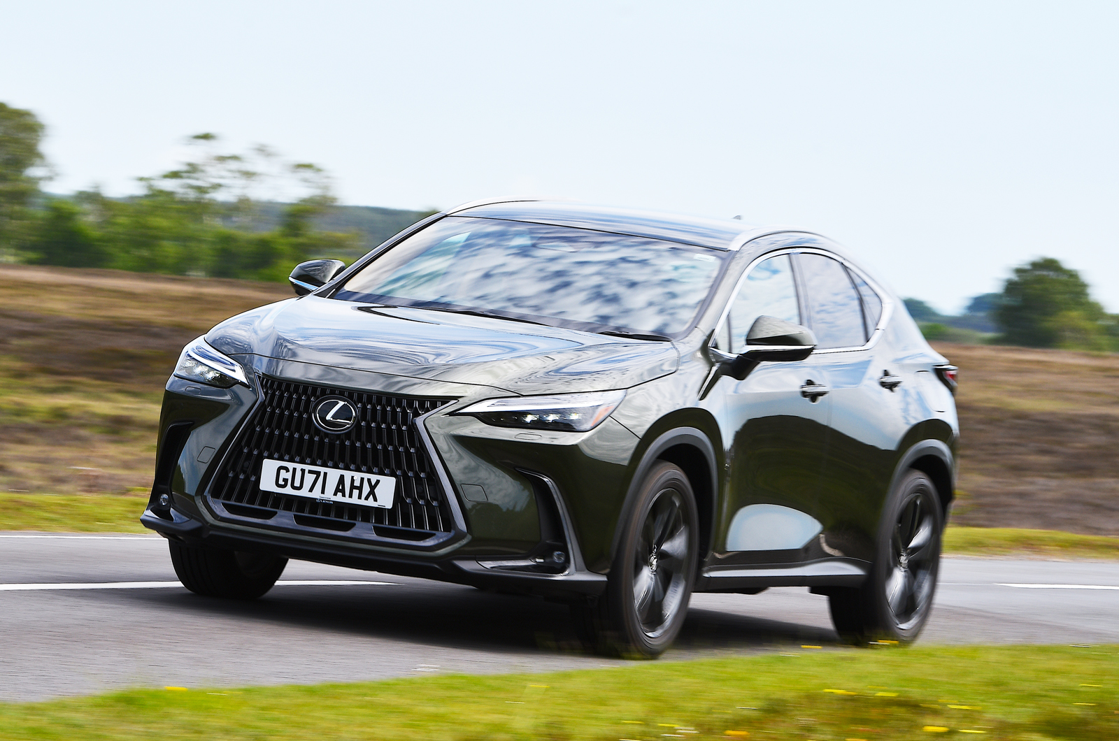 Best hybrid large SUV 2022 - Lexus NX 450h+ front