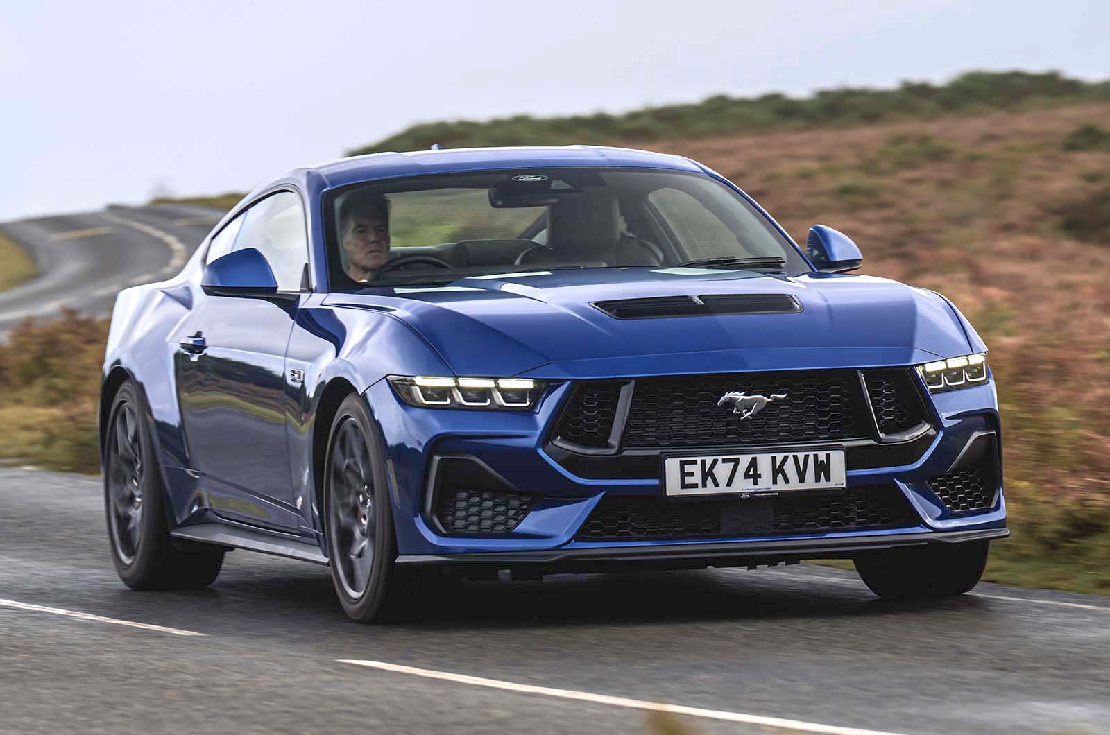 Ford Mustang GT front right driving