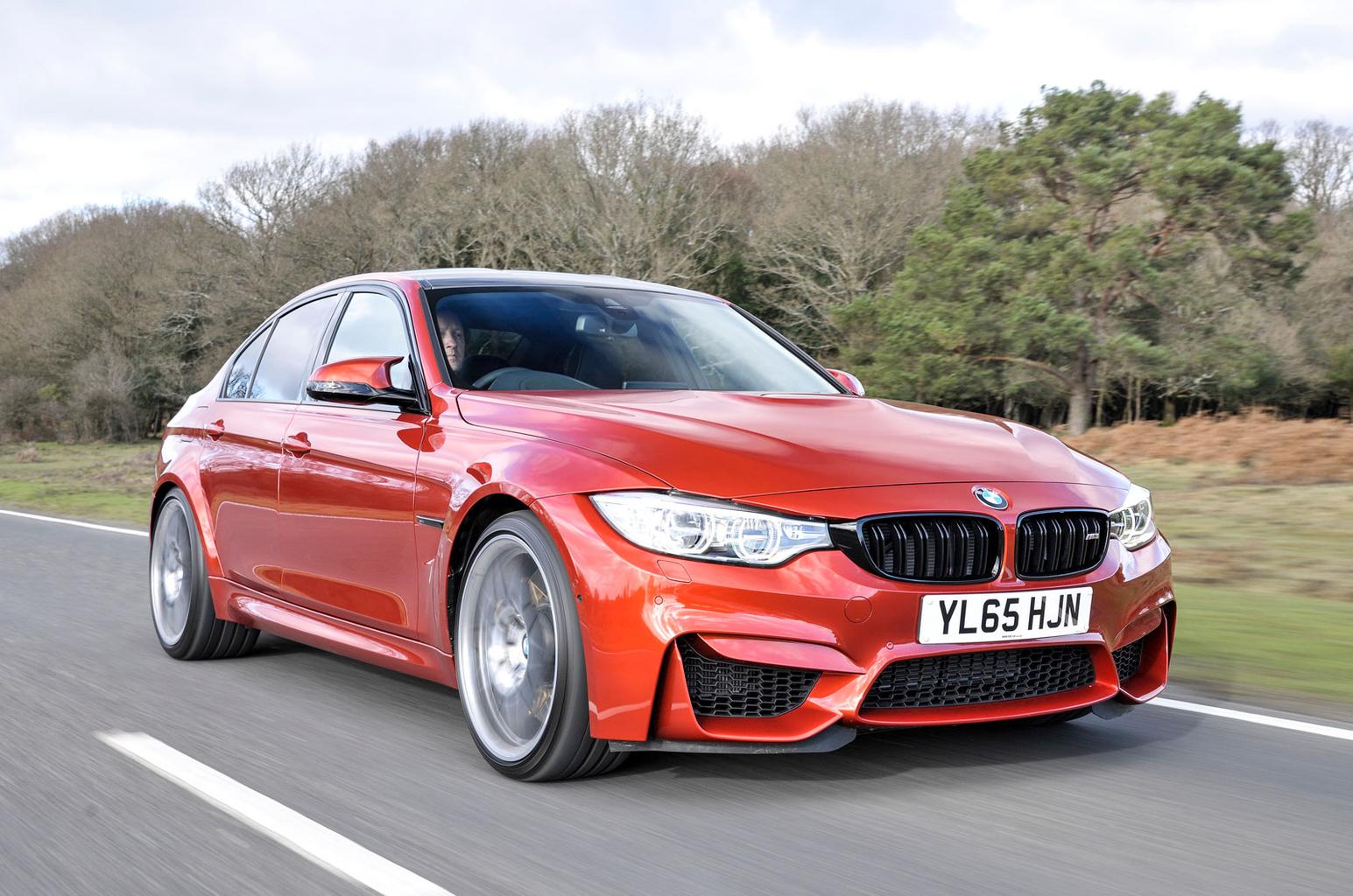 BMW M3 Competition front driving