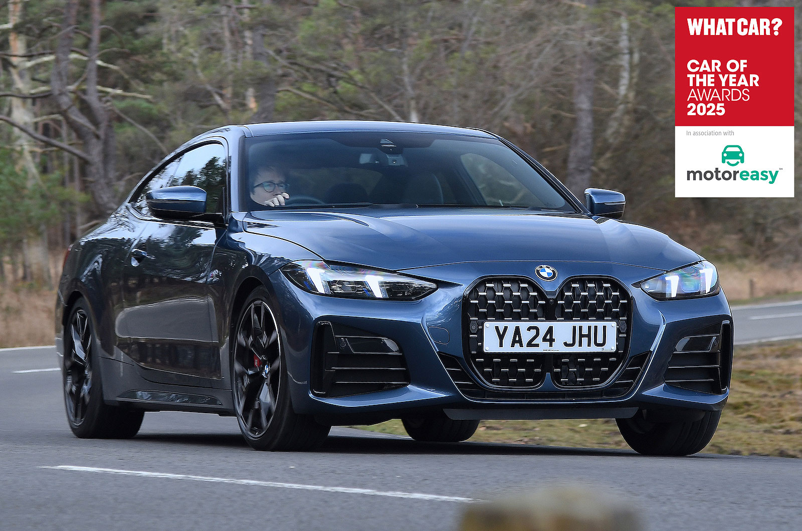 BMW 4 Series front cornering