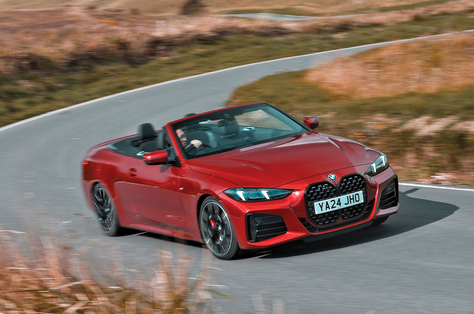 BMW 4 Series Convertible front cornering