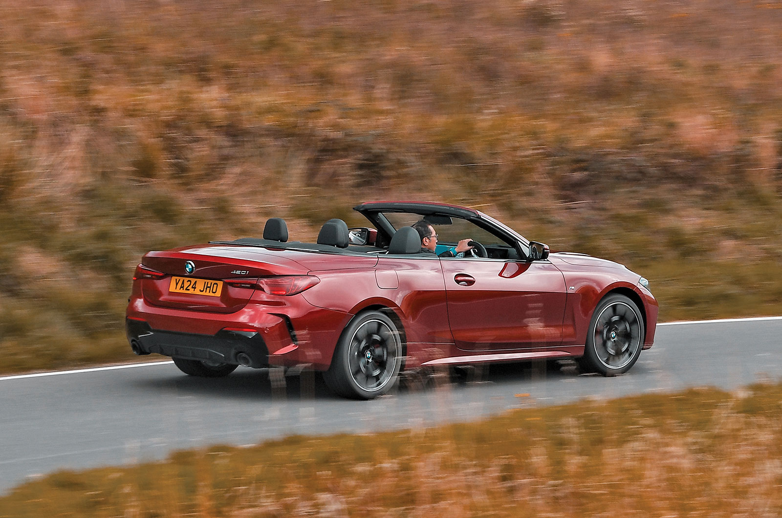 BMW 4 Series Convertible rear driving