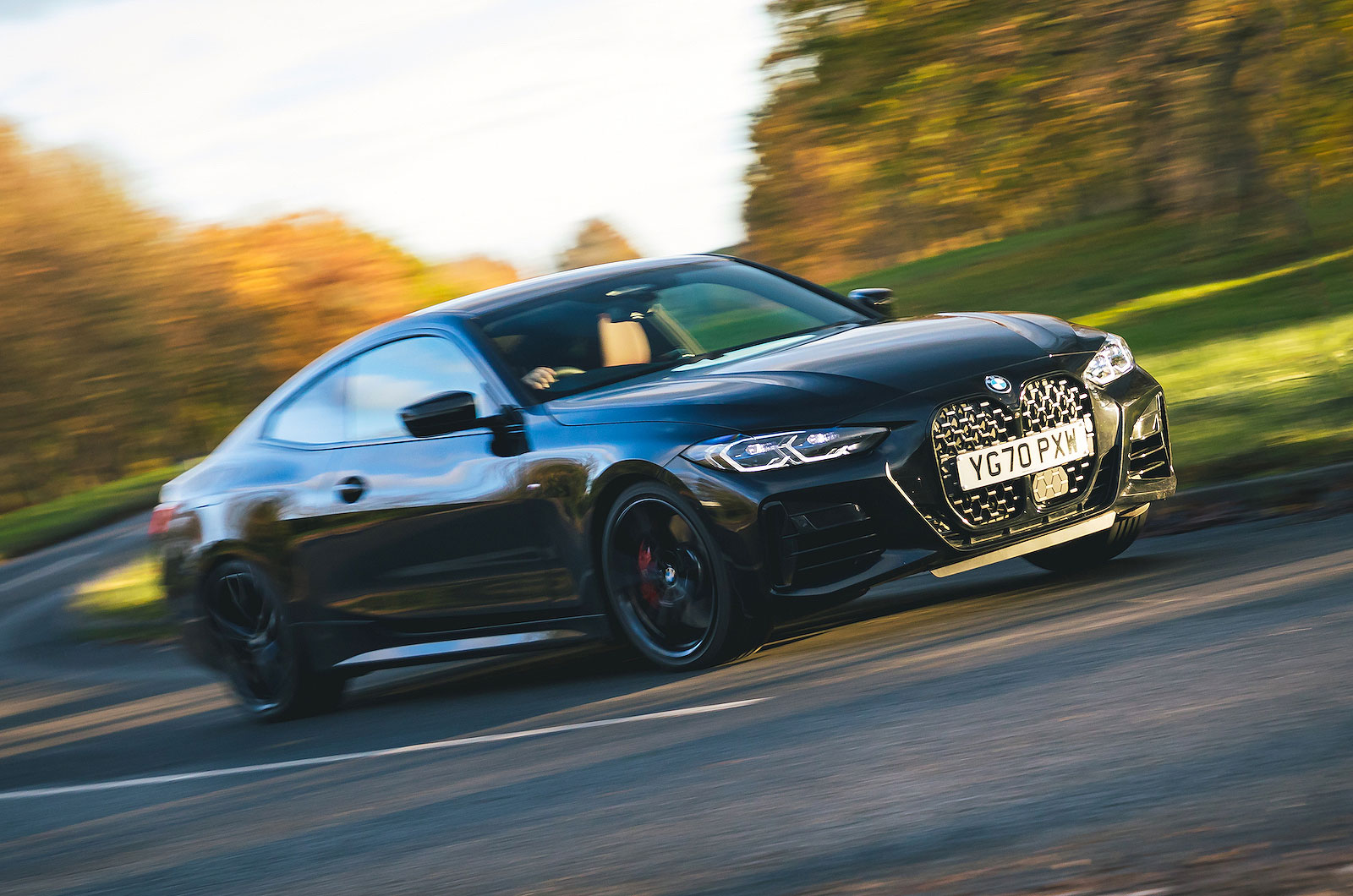 BMW 4 Series front cornering