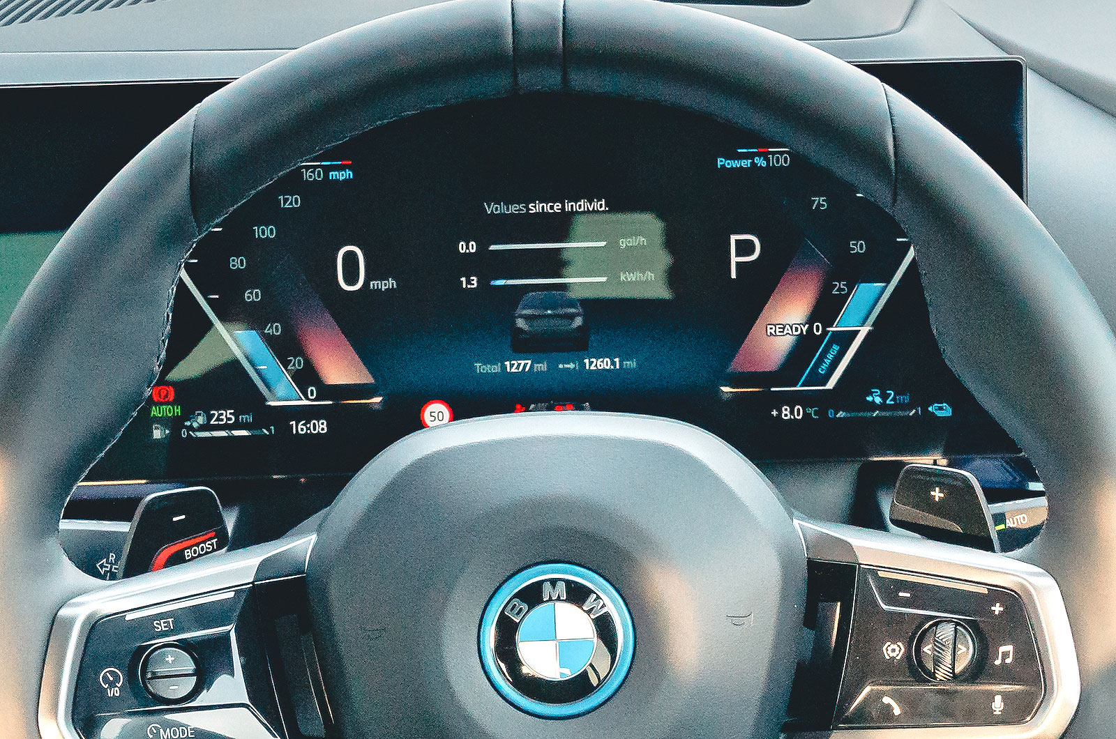 BMW 5 Series driver display