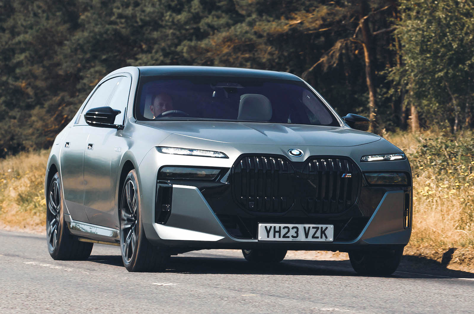 BMW 7 Series front driving