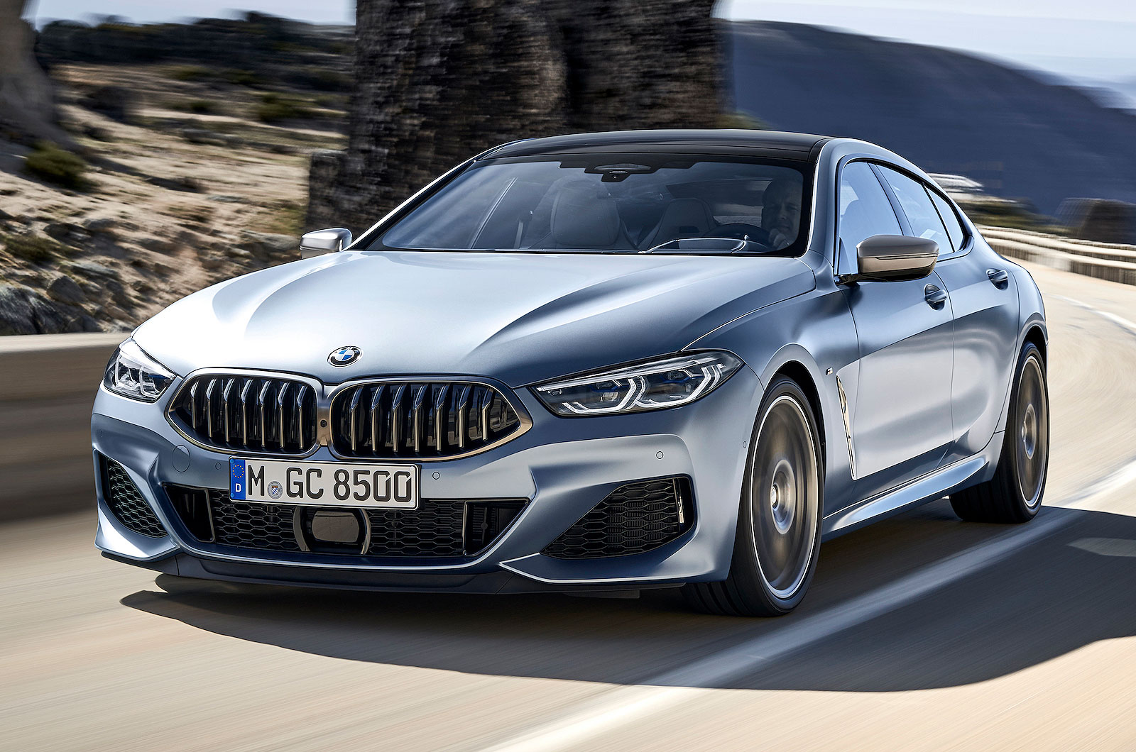 BMW 8 Series Gran Coupé front cornering