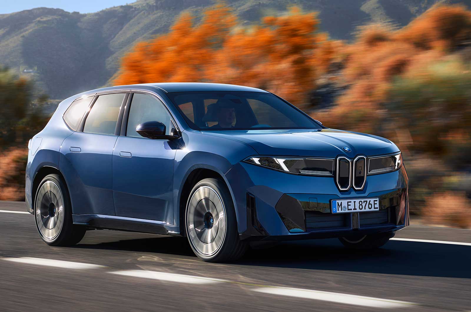 BMW iX3 front driving