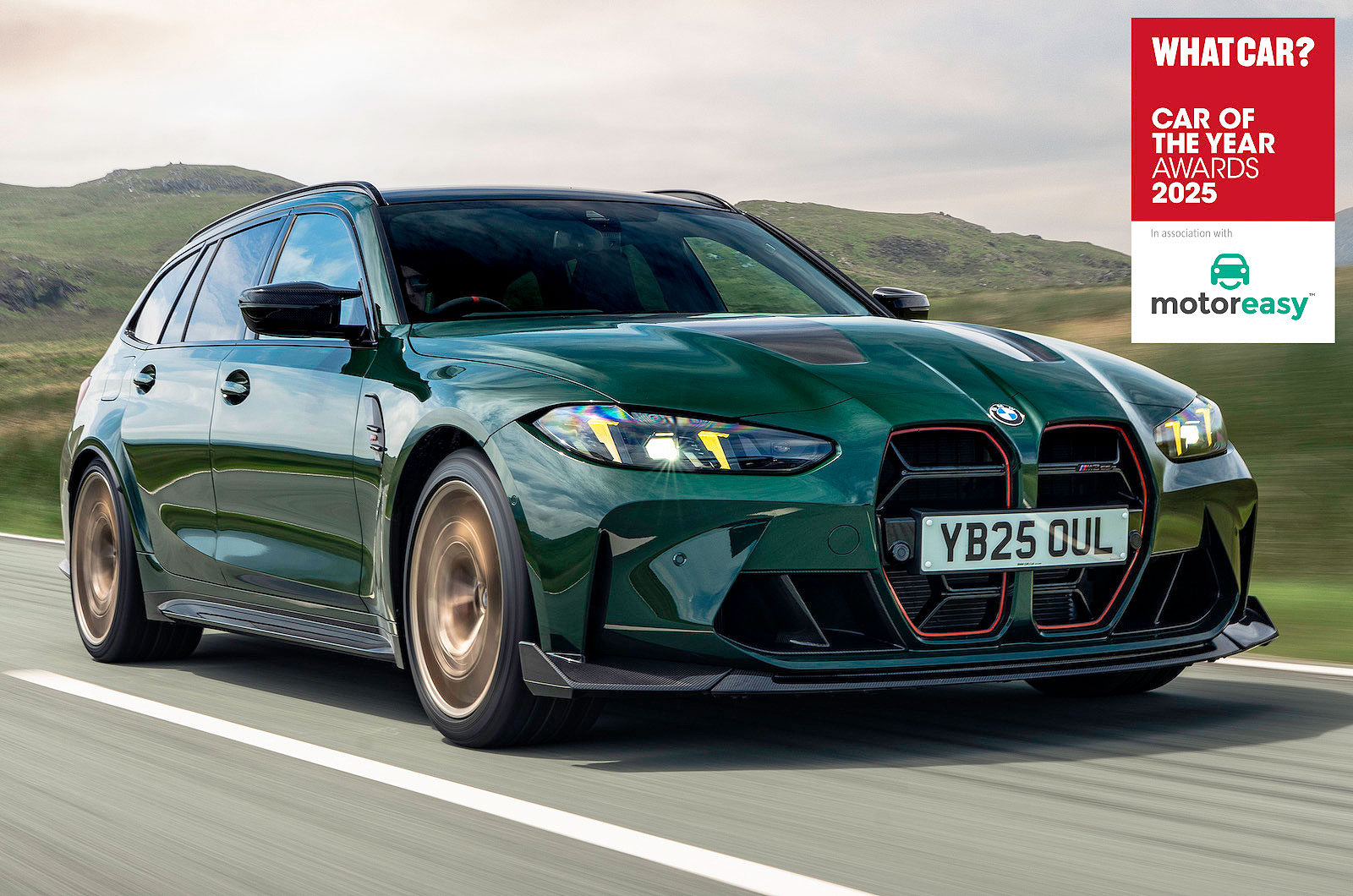 BMW M3 CS Touring front right driving