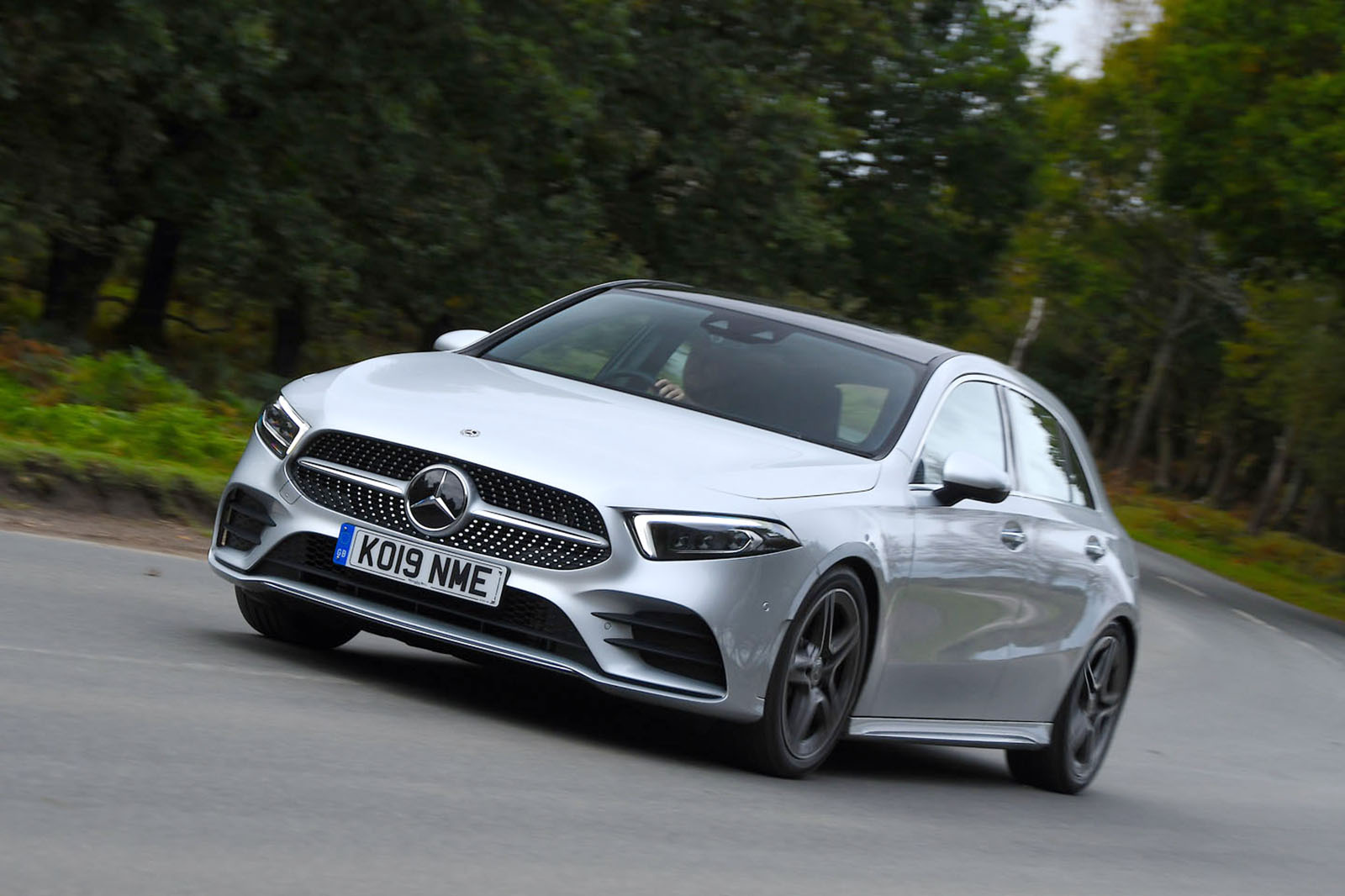 Mercedes A-Class driving