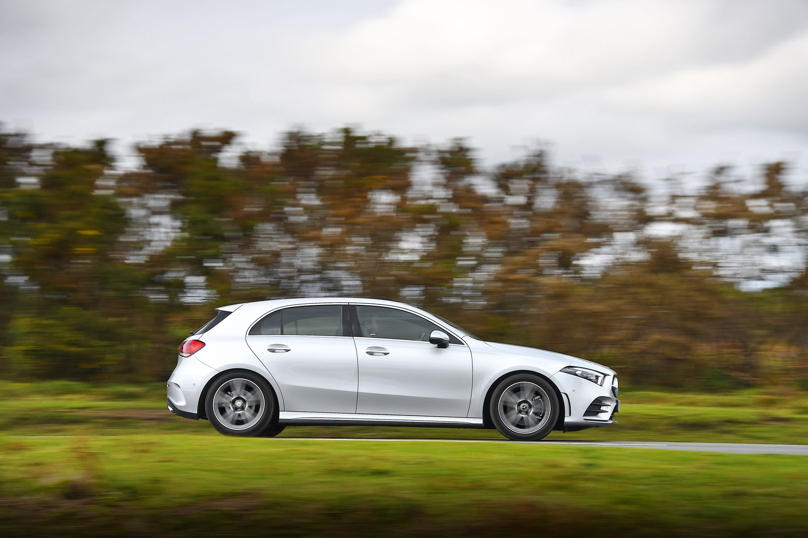 Mercedes A-Class driving