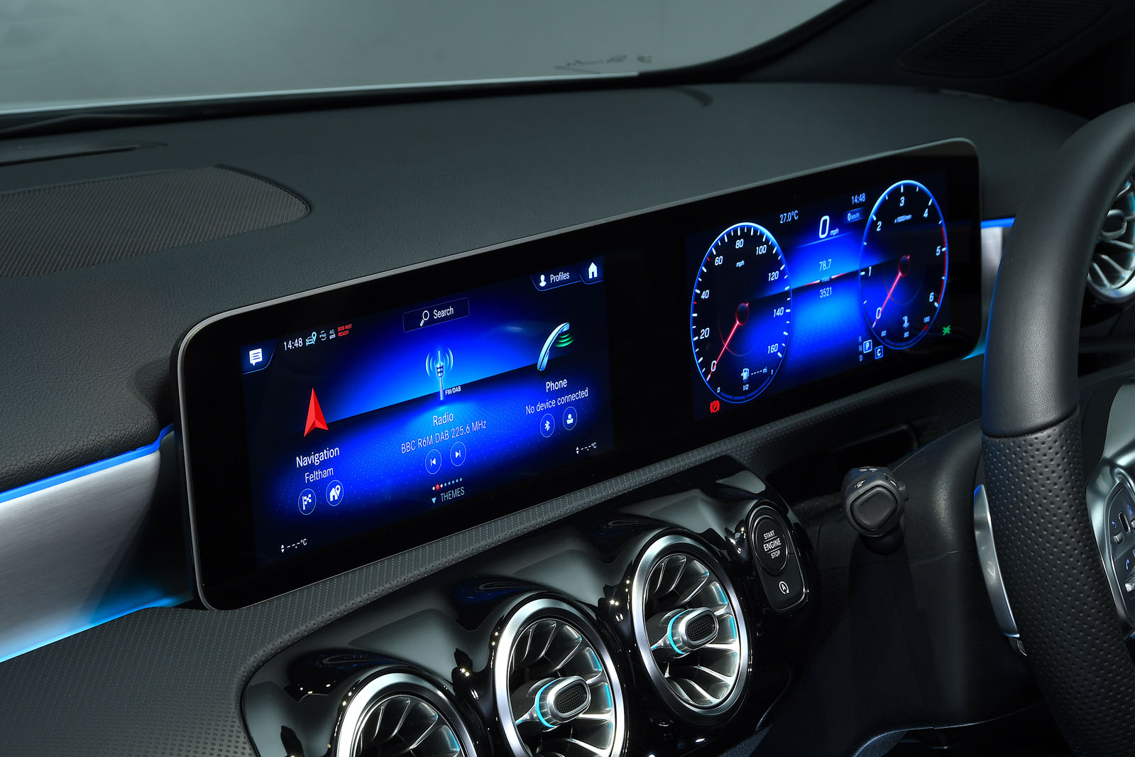 Mercedes A-Class infotainment