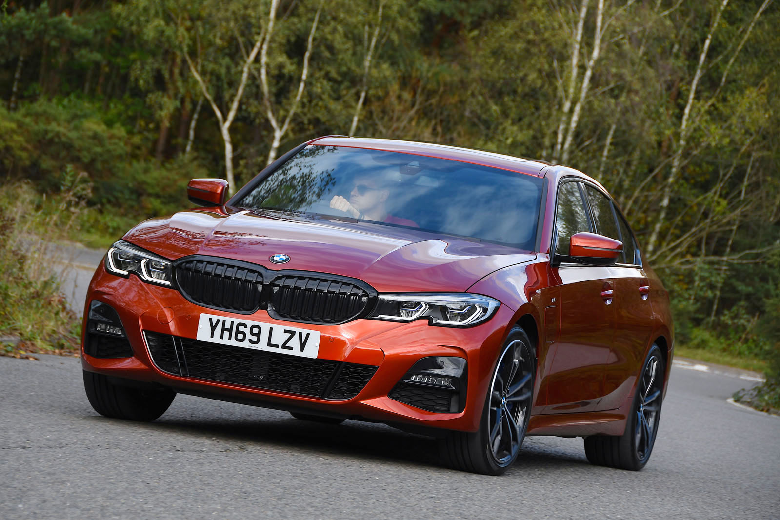 BMW 3 Series 330e driving