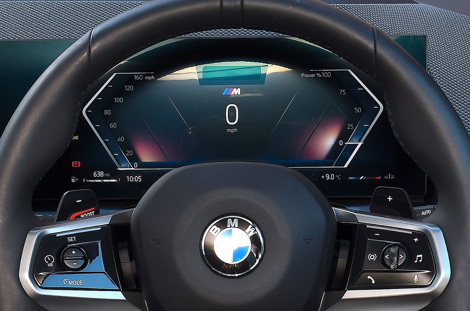 BMW X3 driver display