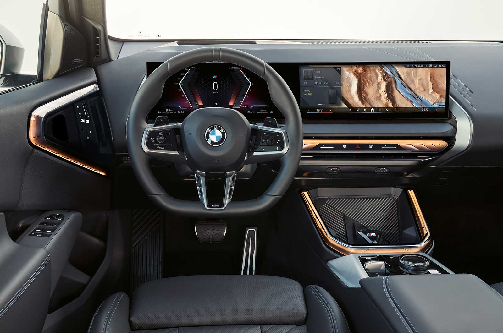 BMW X3 SUV interior