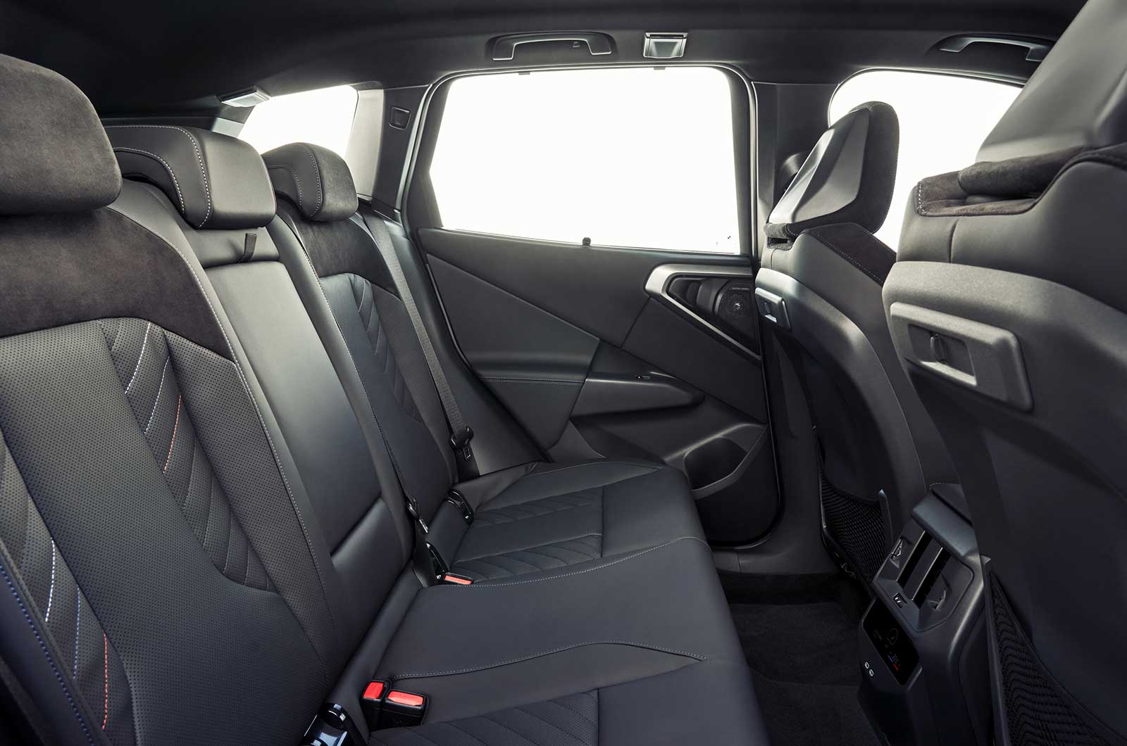 BMW X3 SUV rear seats