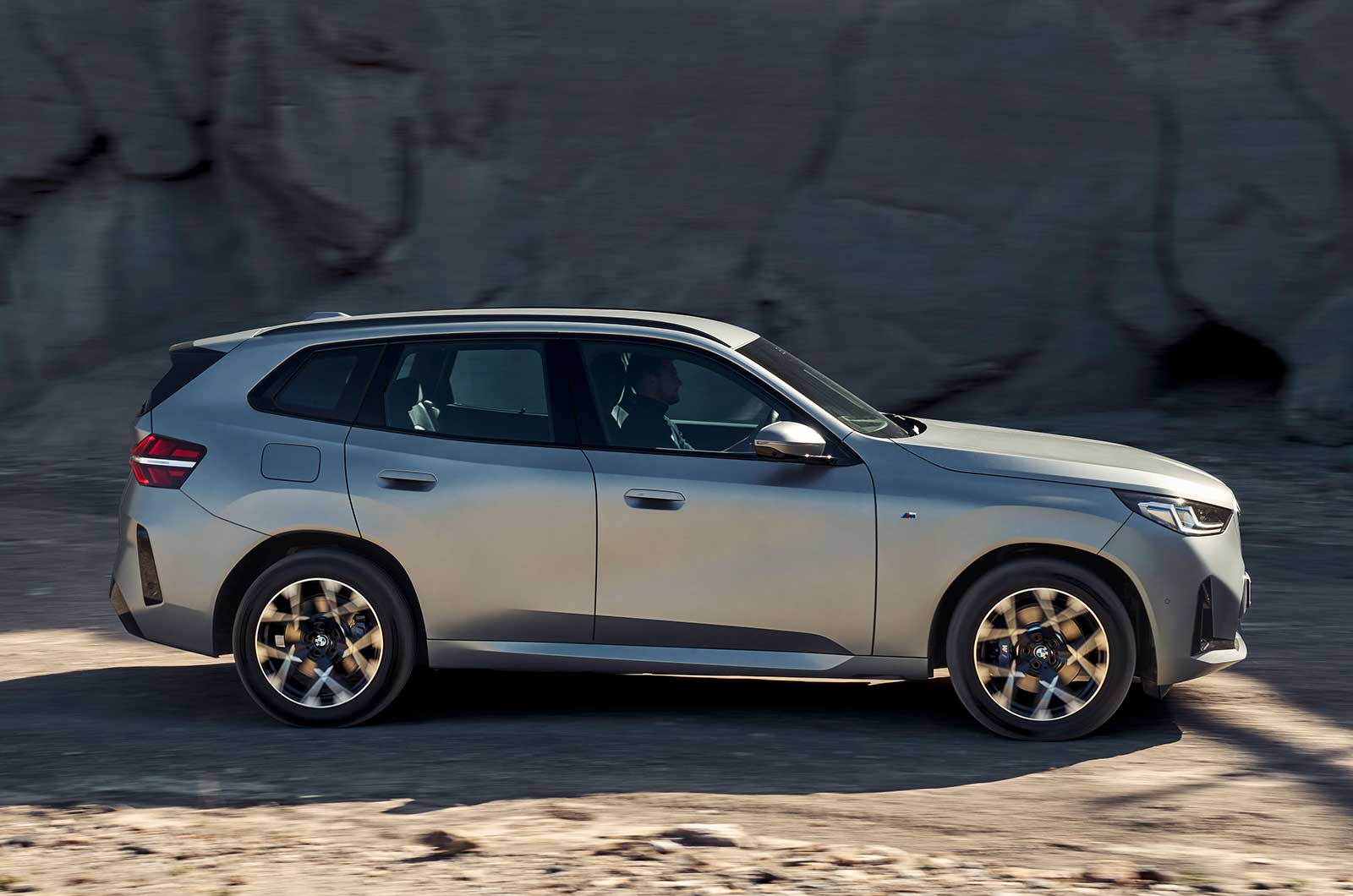 BMW X3 SUV silver side