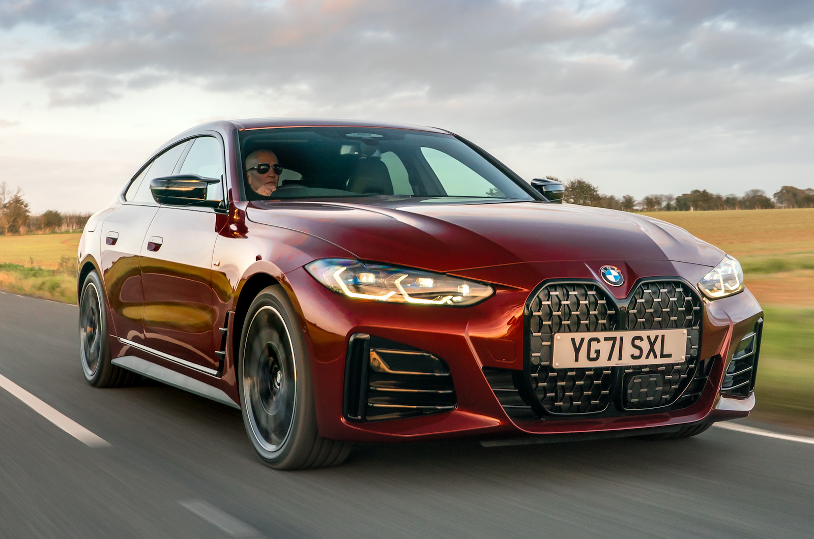 BMW 4 Series Gran Coupe 2022 front right tracking