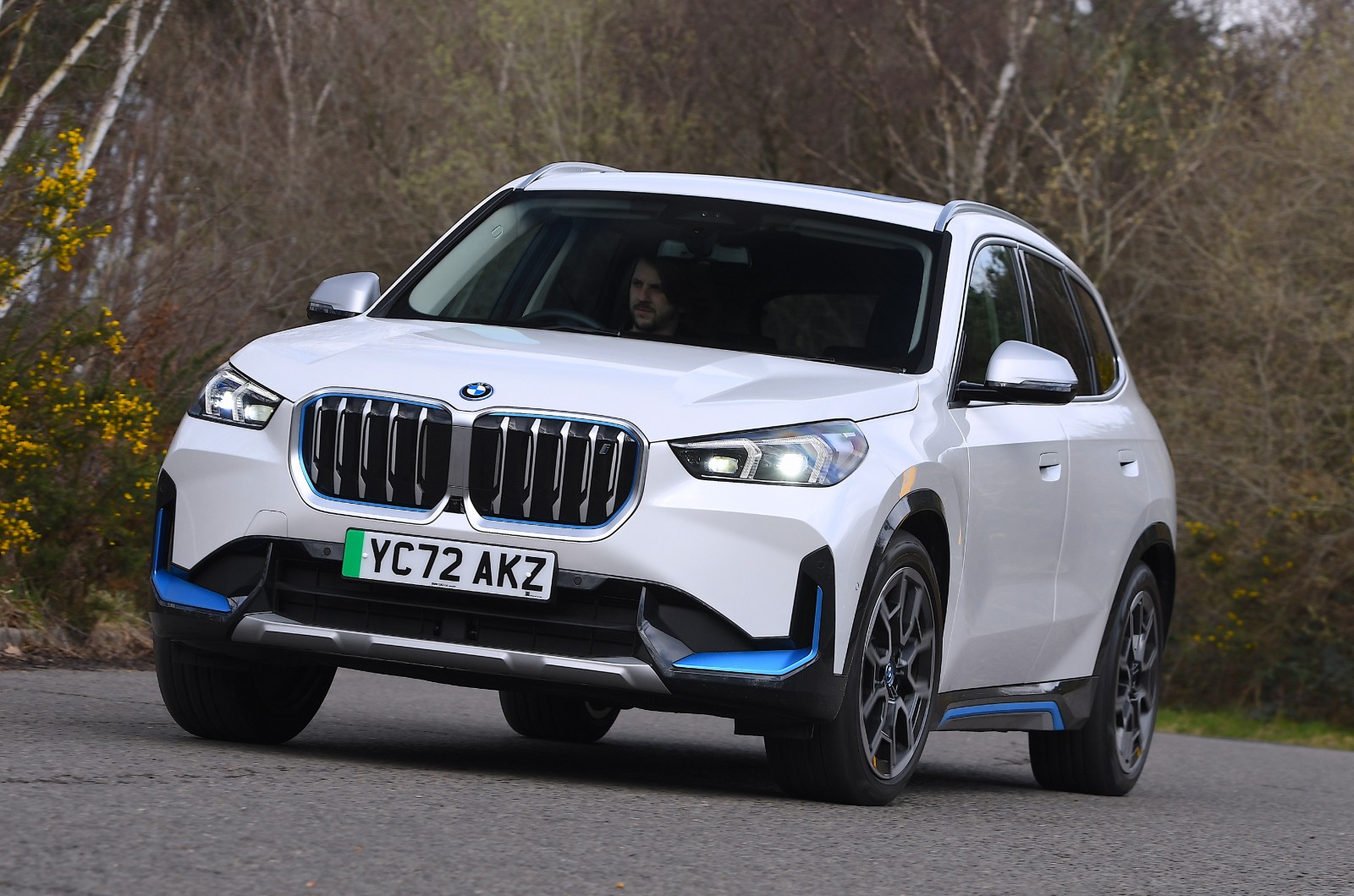 New BMW iX1 front cornering