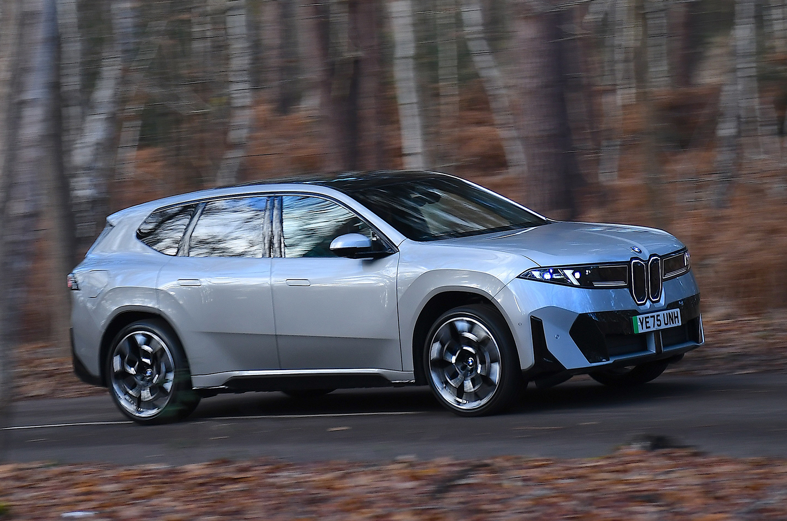 BMW iX3 front three quarter driving