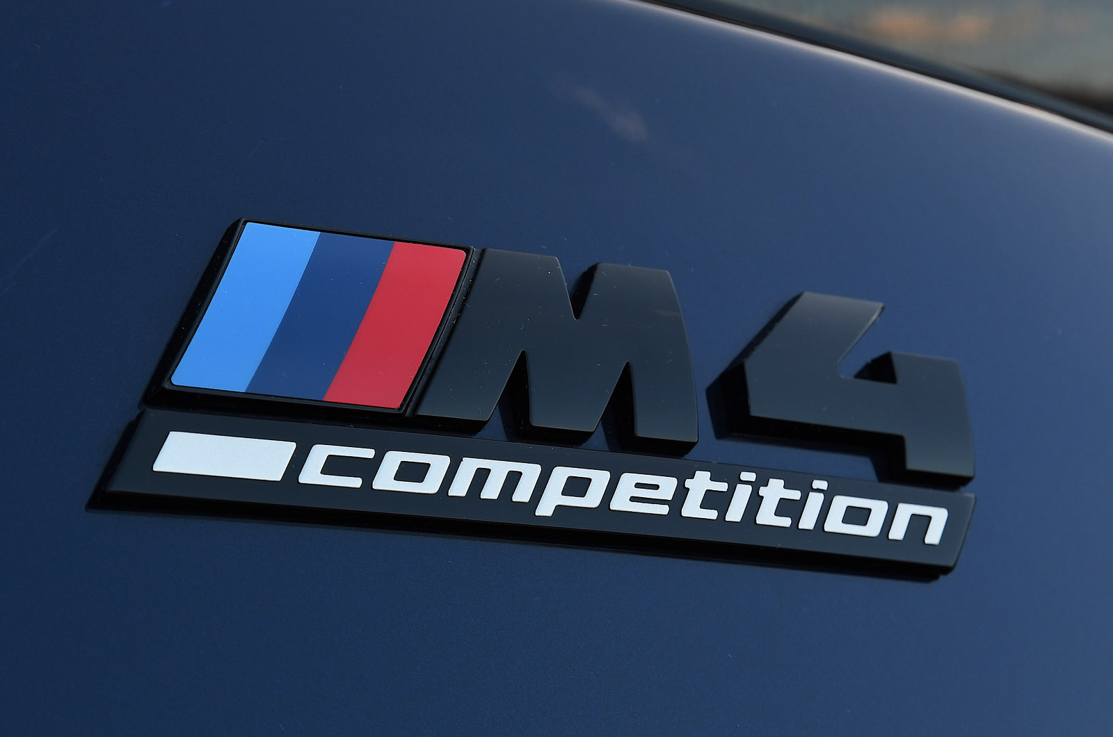BMW M4 2021 boot badge