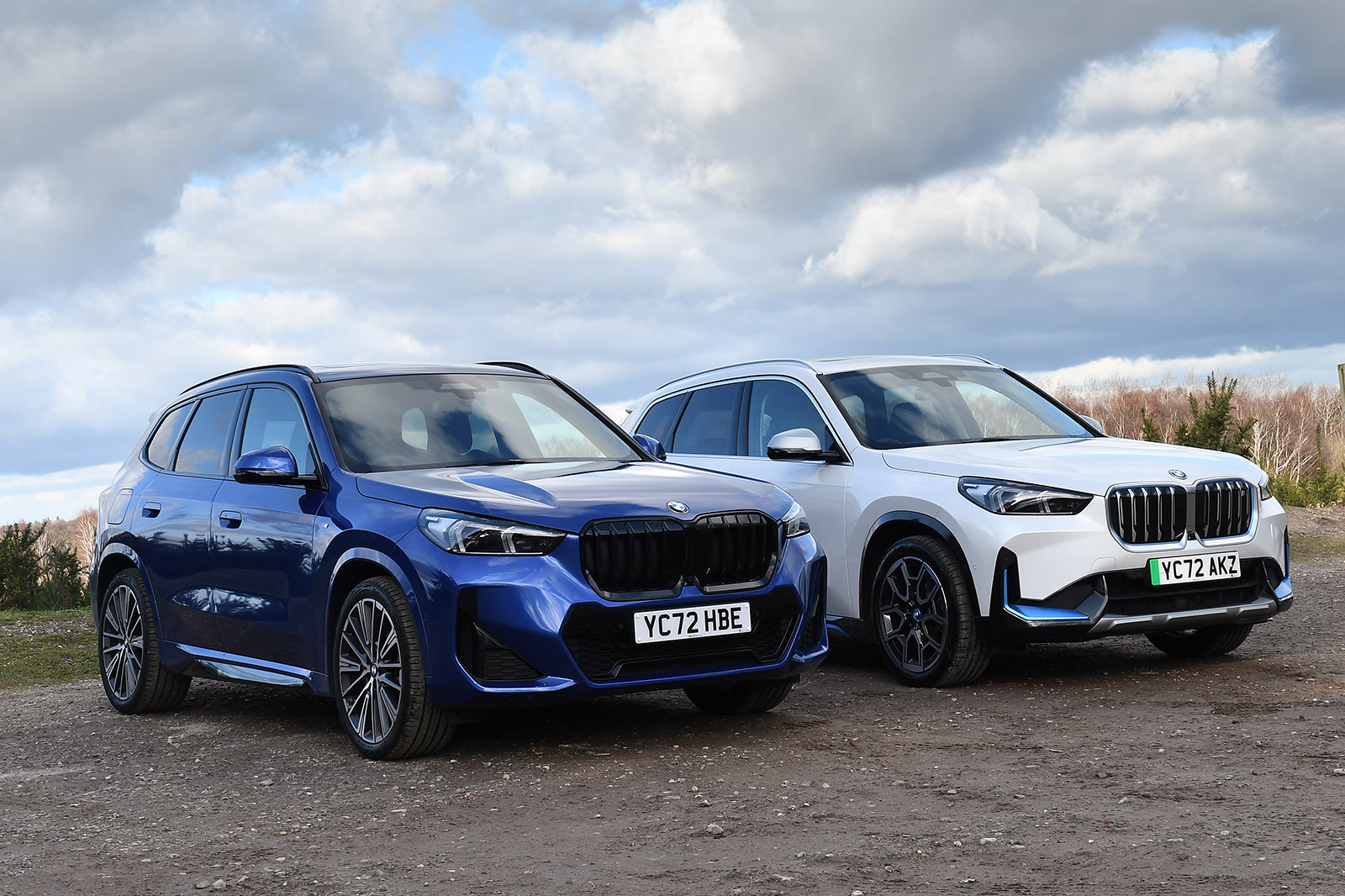 BMW X1 2023 long-term iX1 side-by-side