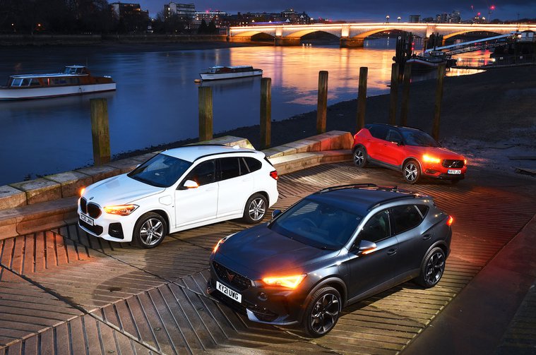 New Cupra Formentor and Volvo XC40 hybrids vs BMW X1 25e
