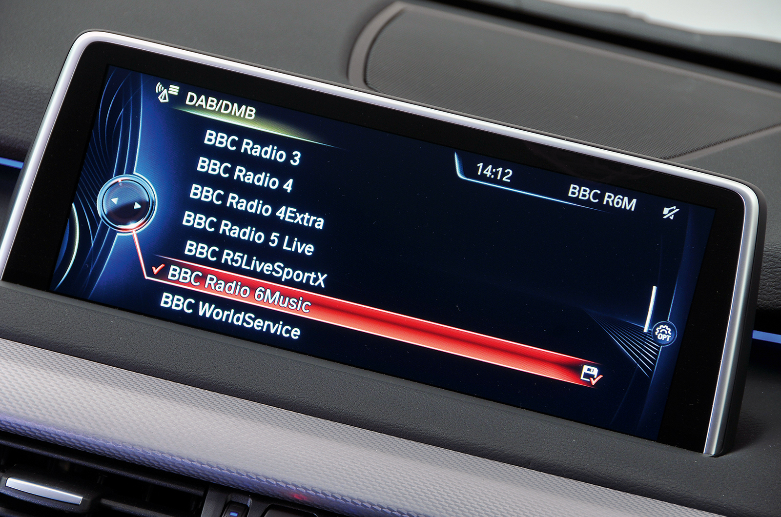 BMW X5 2015 infotainment screen